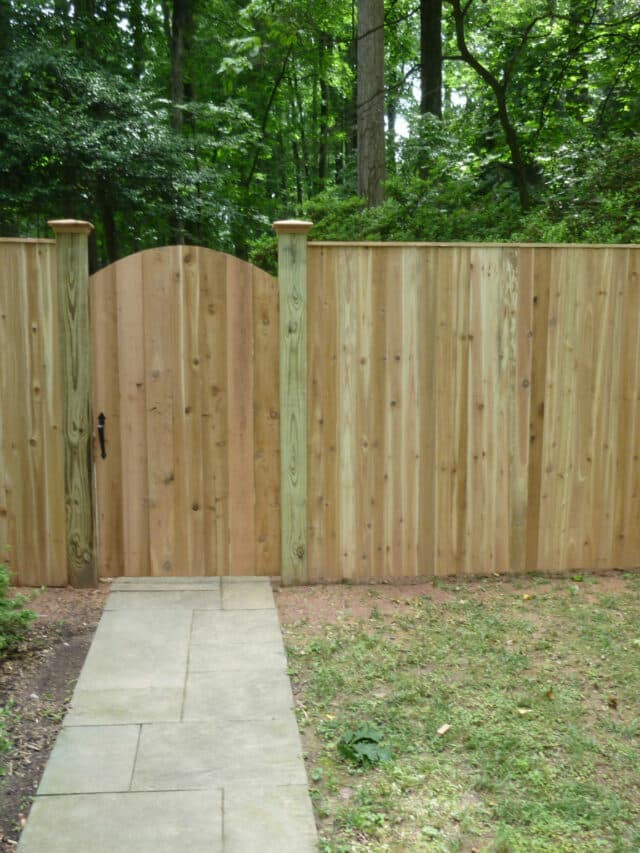 Wood fences