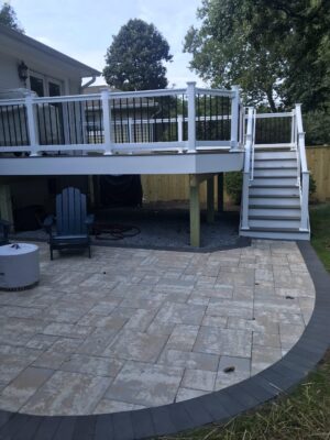 New patio design for entertaining in rockville md