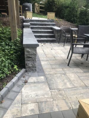 new patio for entertaining space