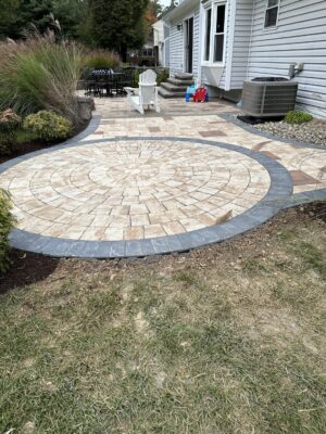 new circle patio design