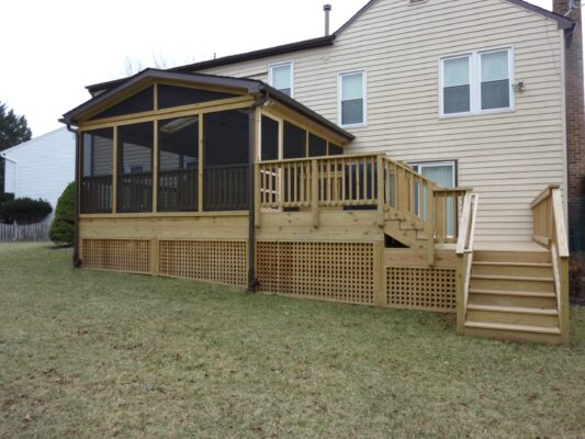 porch - Evergreen Fence & Deck