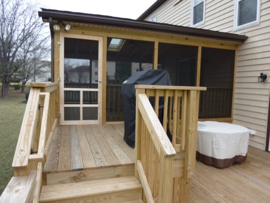 porch - Evergreen Fence & Deck