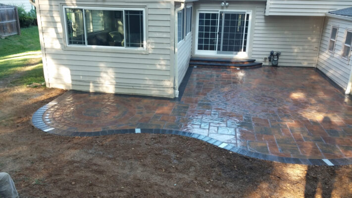 Patio - Evergreen Fence & Deck