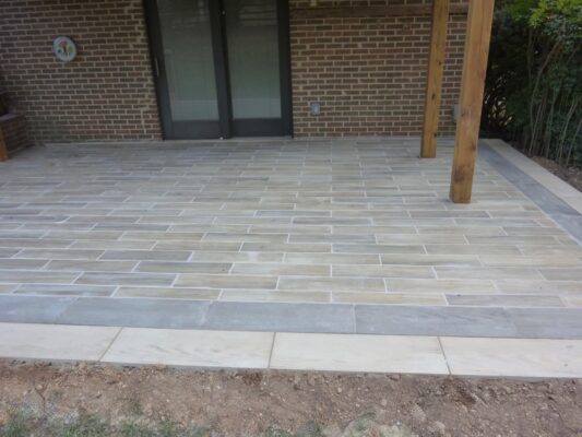 Patio - Evergreen Fence & Deck
