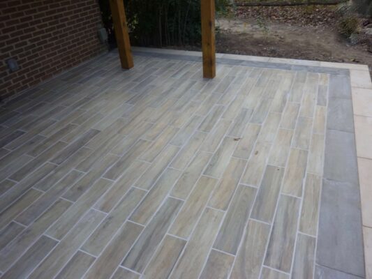 Patio - Evergreen Fence & Deck