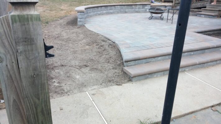 Patio - Evergreen Fence & Deck