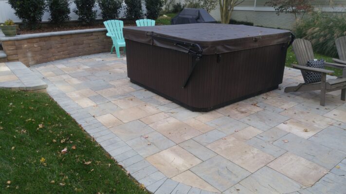 Patio - Evergreen Fence & Deck