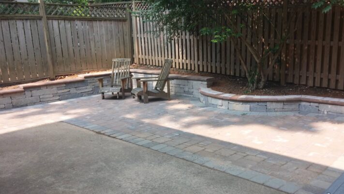 Patio - Evergreen Fence & Deck
