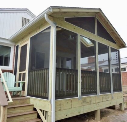 porch - Evergreen Fence & Deck