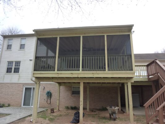 montgomery county deck porch fence builders