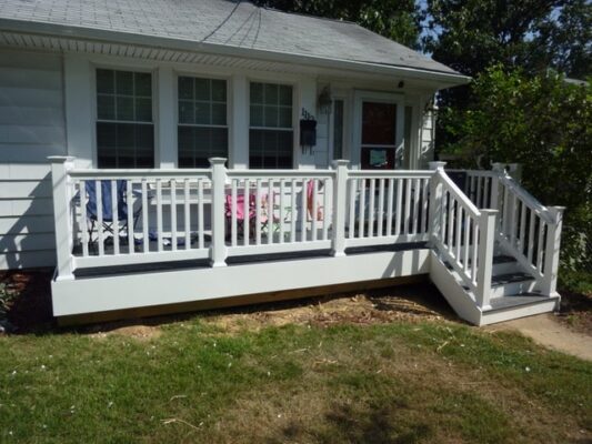 Porch - Evergreen Fence & Deck