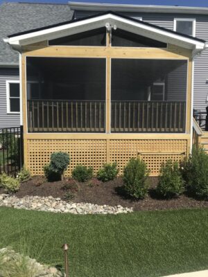 Ellicott City screened in porch